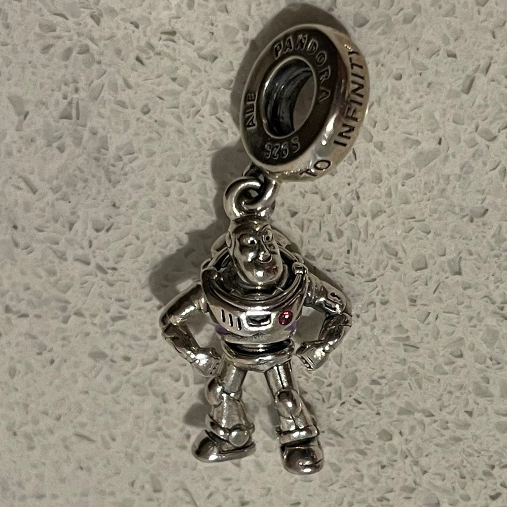 Pandora x Disney Buzz Lightyear Charm – Toy Story Sterling Silver Charm